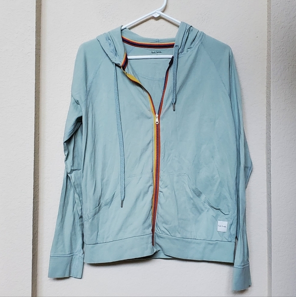 Paul Smith Zip Up Hooded Sweatjacket.  Size Small - Picture 1 of 7